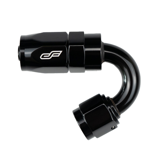-06 AN 150 Degree Female Aluminum Hose End Fitting