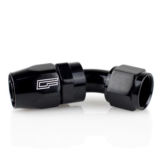 -12 AN 45 Degree Female Aluminum Hose End (PTFE)
