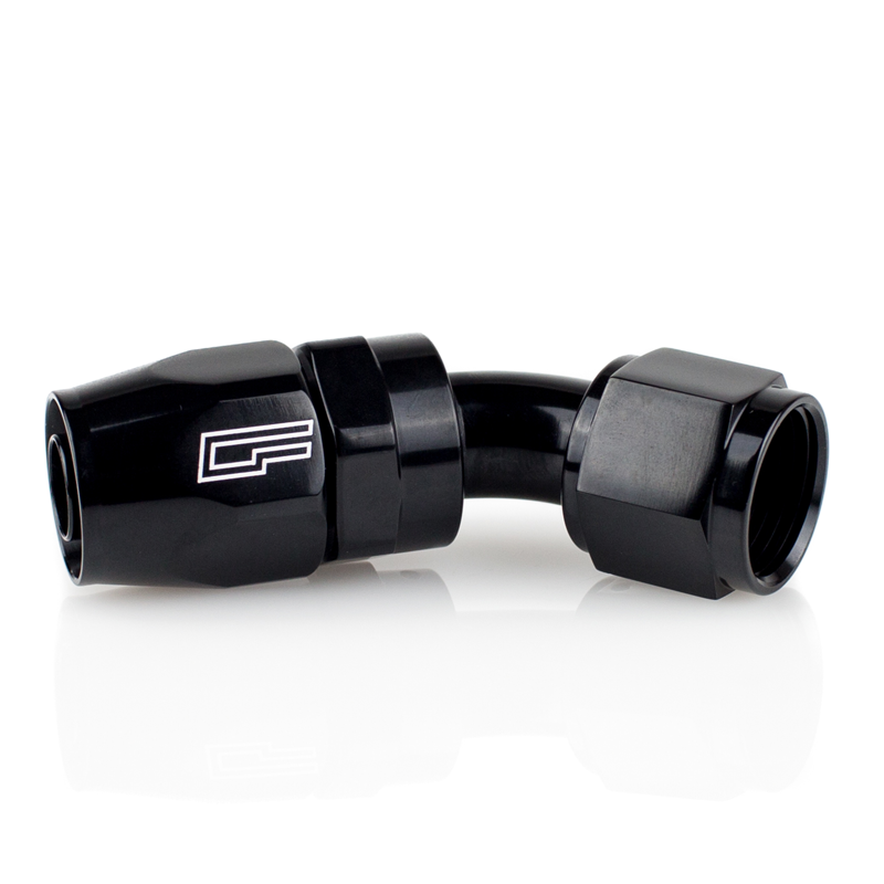 -10 AN 45 Degree Female Aluminum Hose End (PTFE)