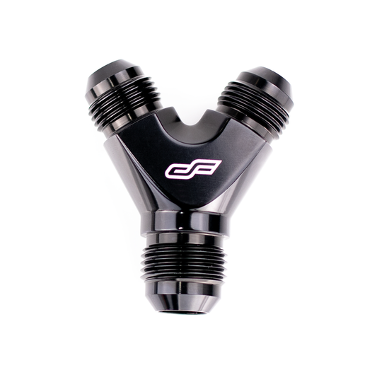 -08 AN Fitting Y Block to -06 AN Reducer