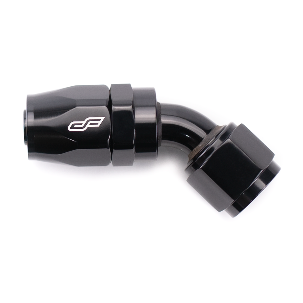 -06 AN 45 Degree Female Aluminum Hose End Fitting