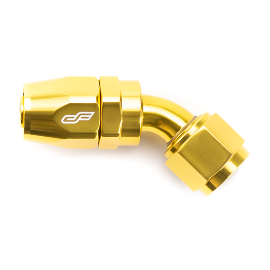 -10 AN 45 Degree Female Aluminum Hose End Fitting