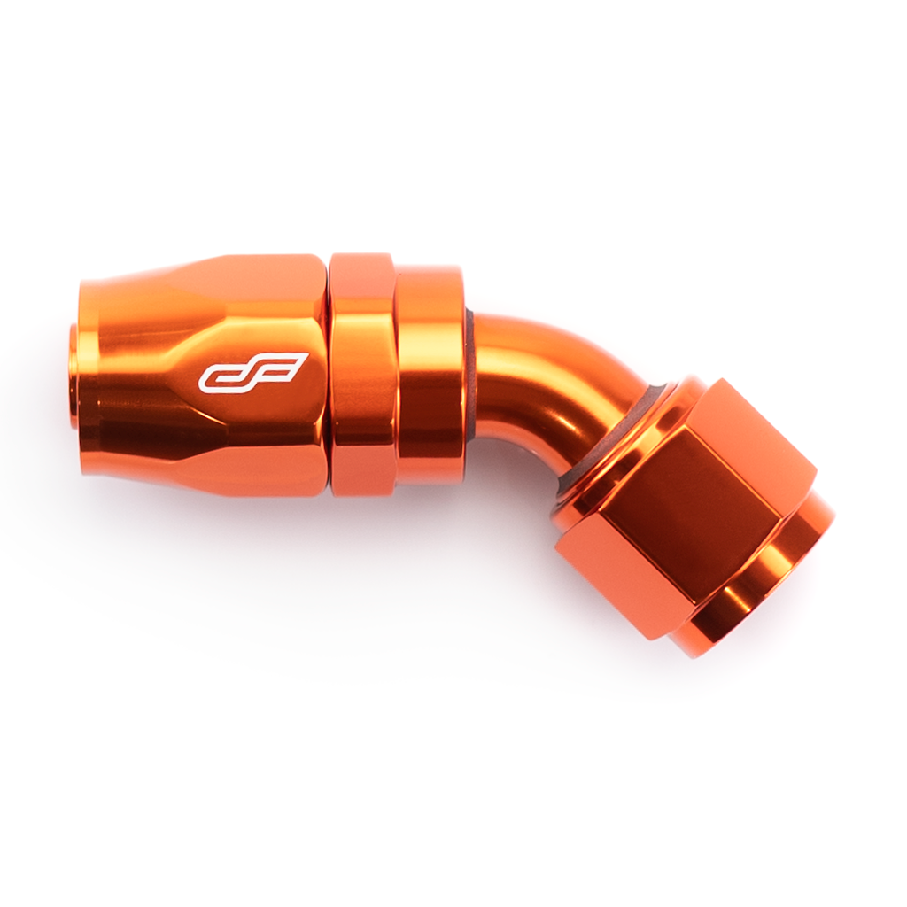 -16 AN 45 Degree Female Aluminum Hose End Fitting