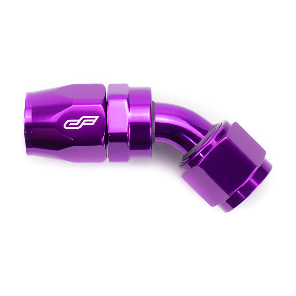 -06 AN 45 Degree Female Aluminum Hose End Fitting