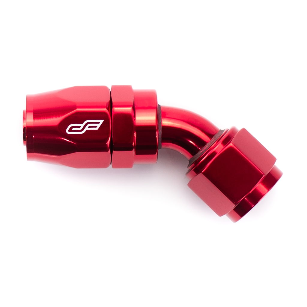 -10 AN 45 Degree Female Aluminum Hose End Fitting