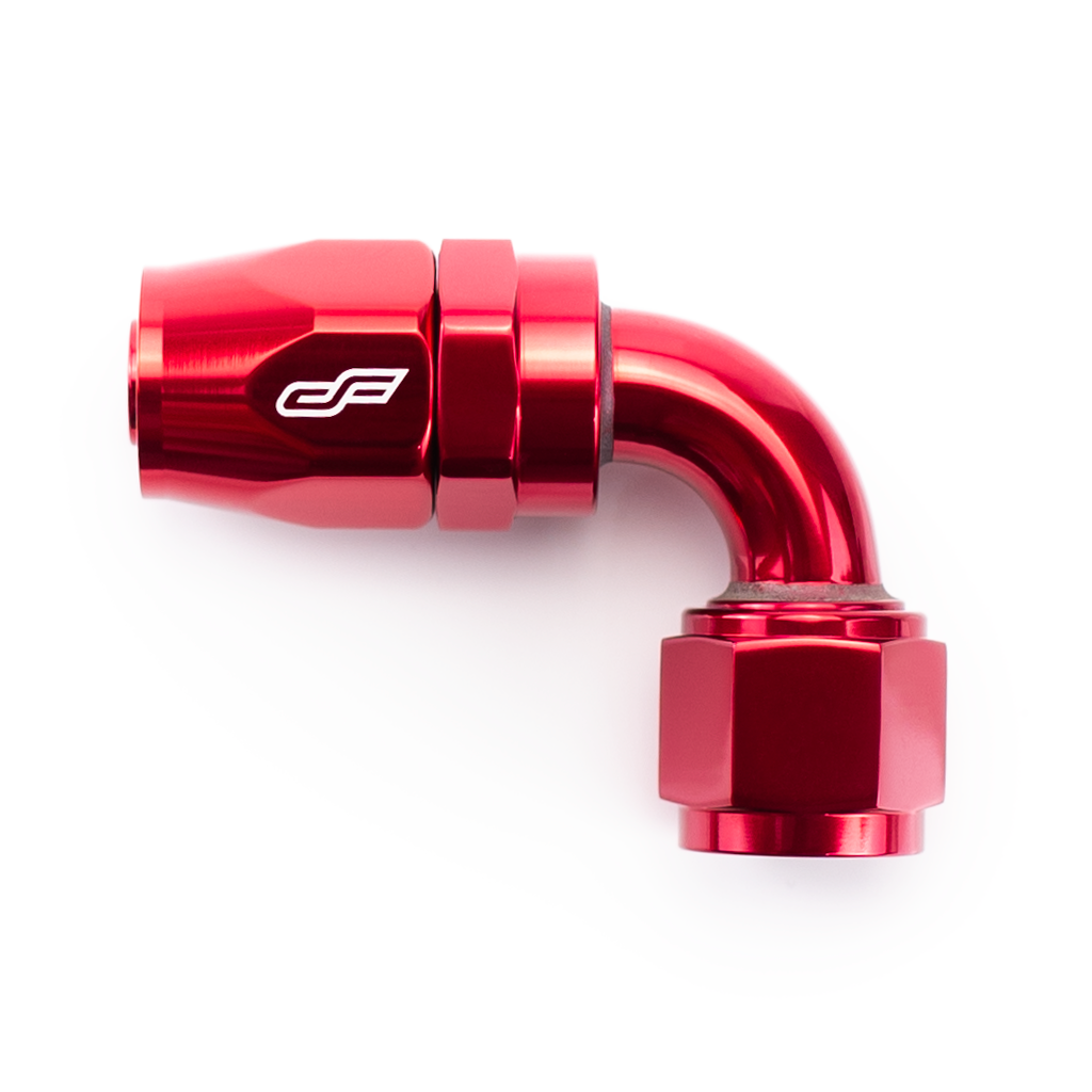 -16 AN 90 Degree Female Aluminum Hose End Fitting
