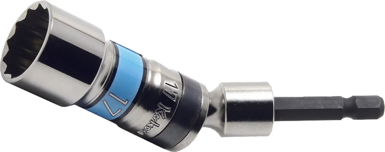 1/4 Hex Dr. Universal Long Socket 21mm 12 point 100mm