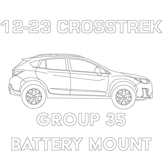 2012-2023 Subaru Crosstrek Group 35 Battery Mount