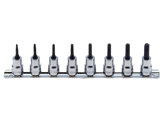 3/8 Sq. Dr. 8 Piece TORX® Bit Socket Set TORX T10-T45