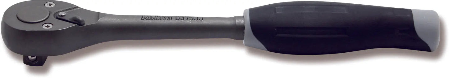3/8 Sq. Dr. Ratchet Handle 24 teeth 200mm Plastic Handle