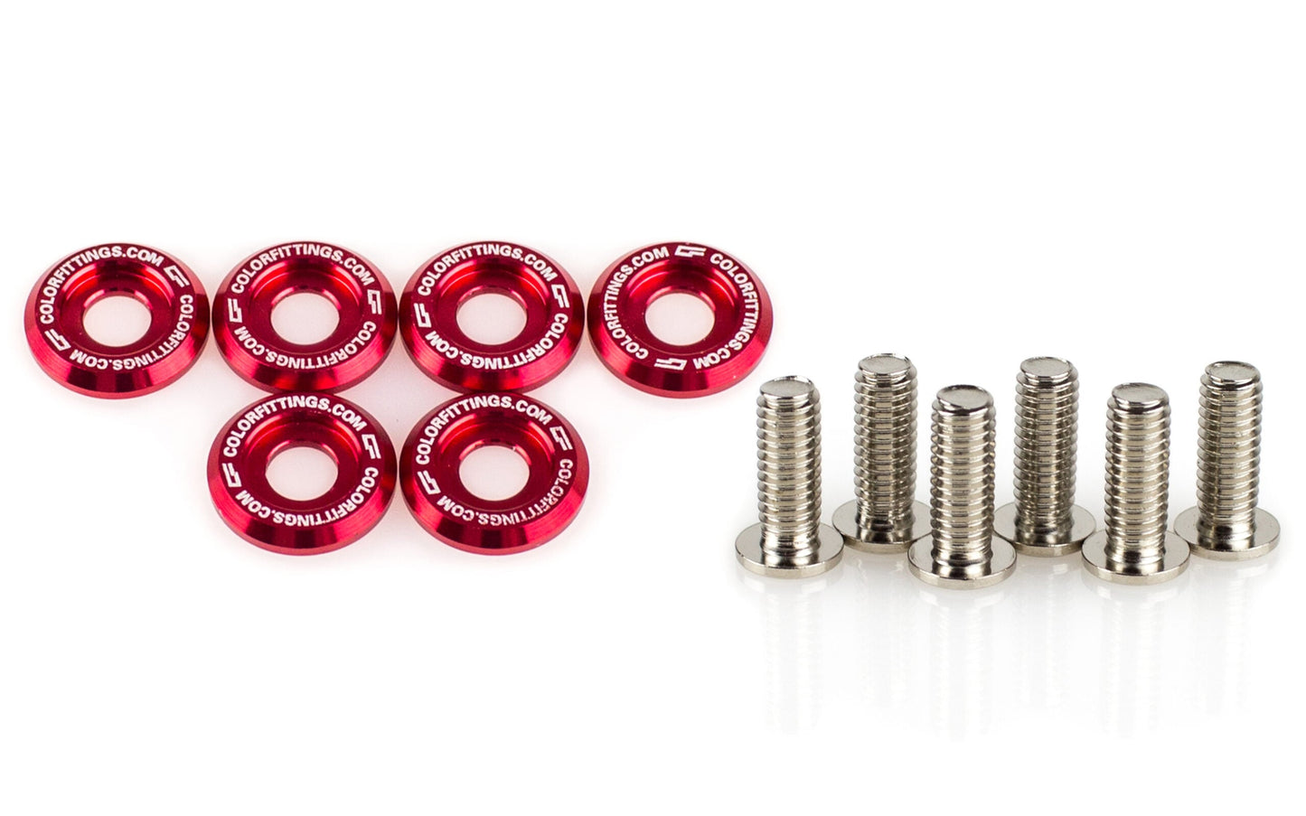6pc Lowest Profile Beauty / Fender Washer Kit (M6)