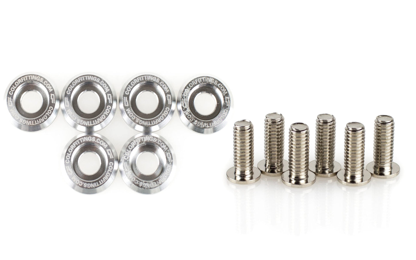 6pc Lowest Profile Beauty / Fender Washer Kit (M6)