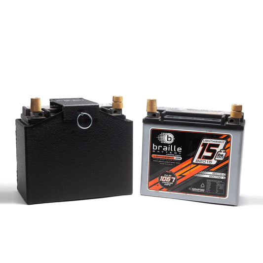 MeLe 20Ah battery mount with Braille B2015 AGM battery.