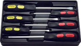Screwdriver Set PH1-2-3/SL5-6-8 ABS Tray 6 pieces