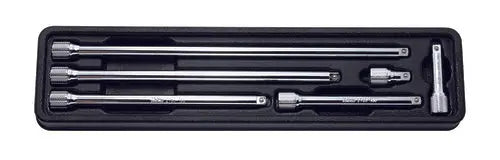 1/4 Sq. Dr. Extension Bar Set 28-250mm ABS Tray 6 pieces