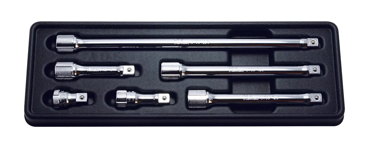 3/8 Sq. Dr. Extension Bar Set 32-250mm ABS Tray 6 pieces