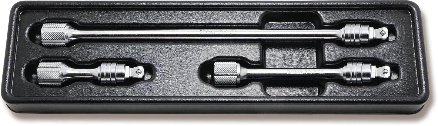 3/8 Sq. Dr. Locking Wobble-Fix Extension Bar 3 Piece Set