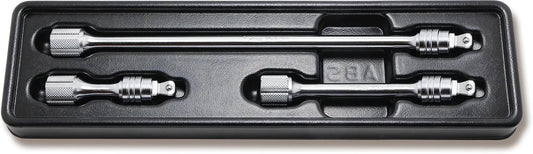 3/8 Sq. Dr. Locking Wobble-Fix Extension Bar 3 Piece Set