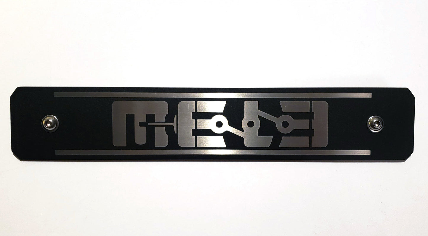 Subaru MeLe Plate Delete Front Mele Design Firm
