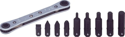 Bit Ratchet Set 10 pieces