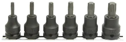 1/2 Sq. Dr. Bit Socket Set TORX® T30-T60 Length 60mm 6 pieces