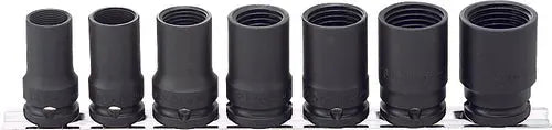 1/2 Sq. Dr. Lock Nut Buster Set 17-27.5mm For Lock Nut 7 pieces