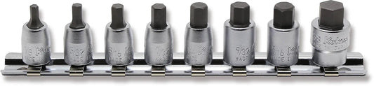 1/4 Sq. Dr. Socket Set 1/8-3/8 Hex Length 25mm 8 pieces