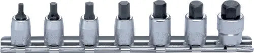 1/4 Sq. Dr. Socket Set 3-10mm Hex Length 25mm 7 pieces