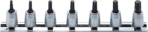 1/4 Sq. Dr. 7 Piece Tamper-Resistant TORXplus® Bit Socket Set 10IPR-40IPR