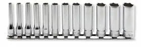 1/4 Sq. Dr. Socket Set 4-14mm 12 point 12 pieces