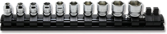 1/4" Square Drive 6-Point SAE Z-Series 10 Piece Socket Set