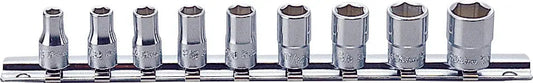 1/4 Sq. Dr. Socket Set 3/16-1/2 6 point 9 pieces