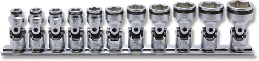 1/4 Sq. Dr. Universal NUT GRIP® Socket Set, 5mm-15mm - 11 pieces