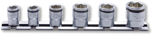 1/4 Sq. Dr. Short NUT GRIP® Socket Set, 7-14mm - 6 pieces
