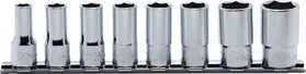 3/8 Sq. Dr. Socket Set 8mm-19mm 6 point 200mm 8 pieces