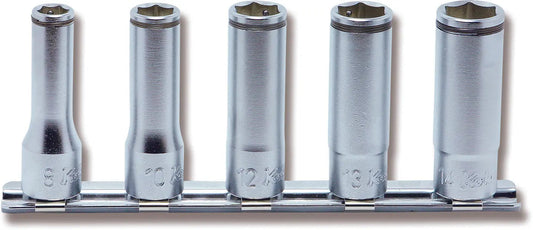 3/8 Sq. Dr. Deep NUT GRIP® Socket Set 8mm-14mm - 5 pieces