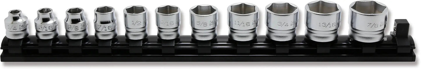 3/8" Square Drive 6-Point SAE Z-Series 11 Piece Socket Set