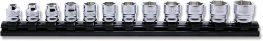 3/8 Sq. Dr. Socket Set 7-19mm 6 point 300mm Z-series 12 pieces