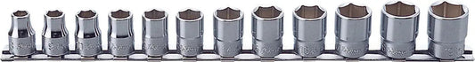3/8 Sq. Dr. Socket Set 8-19mm 6 point 300mm 12 pieces