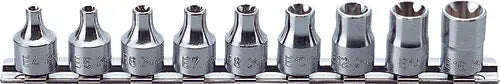 3/8 Sq. Dr. 9 Piece TORX® Socket Set E4-E16