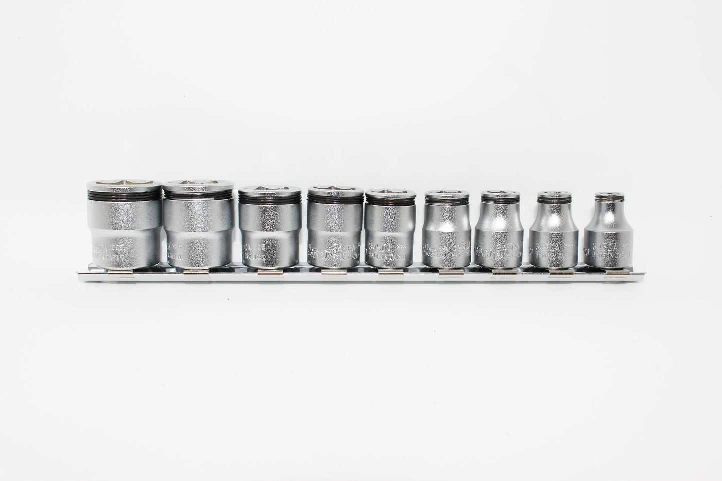 3/8 Sq. Dr. Nut-Grip, SAE, Socket Set - 9 pieces