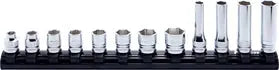 3/8 Sq. Dr. Socket Set 8-19mm 6 point 300mm Z-series 12 pieces