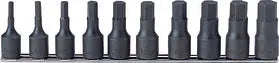 1/2 Sq. Dr. Bit Socket Set 3/16-3/4 Hex 300mm 10 pieces