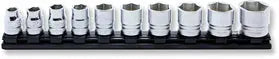 1/2 Sq. Dr. Socket Set 10-27mm 6 point 300mm Z-series 10 pieces