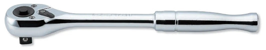 1/2 Sq. Dr. Ratchet Handle 24 teeth Length 250mm Push Button Polished Handle