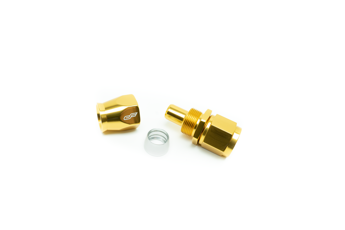 -10 AN Straight Female Aluminum Hose End (PTFE)